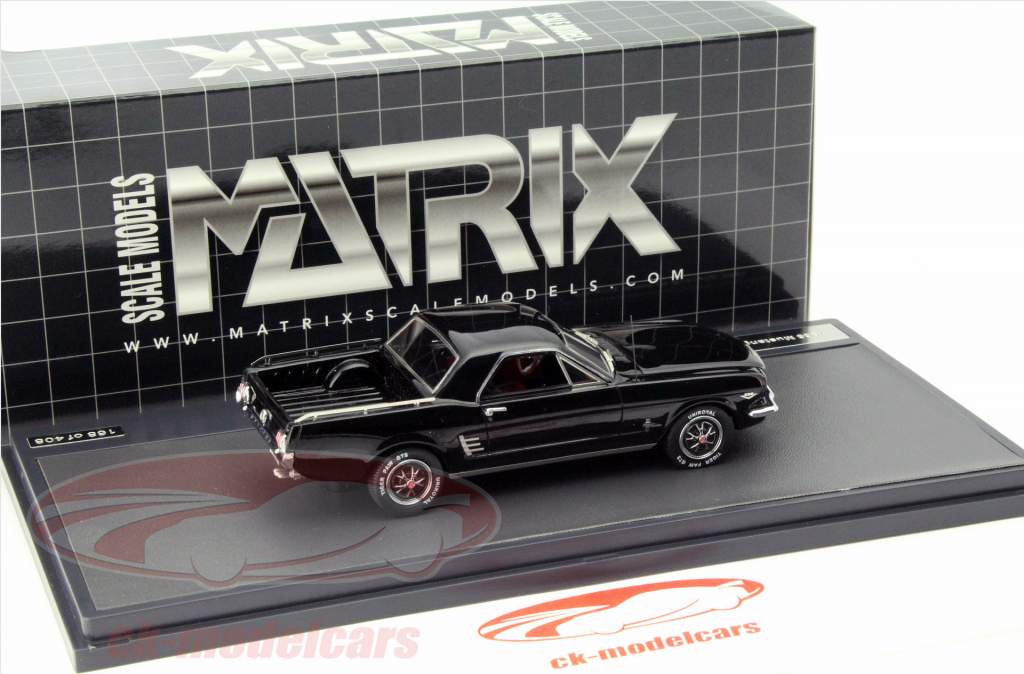 Ford Mustang Mustero Pick Up Год 1966 черный 1:43 Matrix