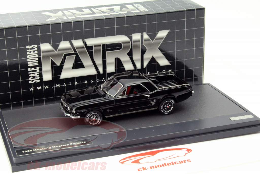 Ford Mustang Mustero Pick Up Год 1966 черный 1:43 Matrix