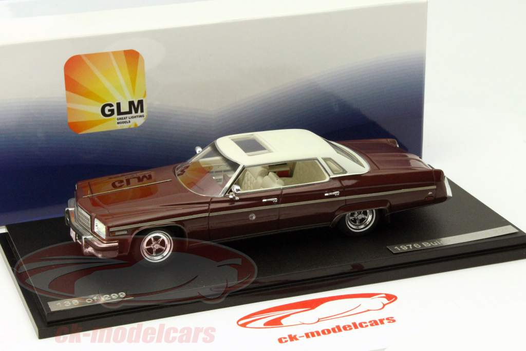 Buick Electra 225 イヤー 1976 赤 メタリック 1:43 GLM