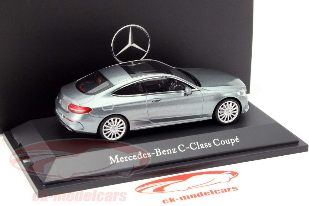 Mercedes-Benz C-Class (C205) Coupe selenite Grey 1:43 Kyosho