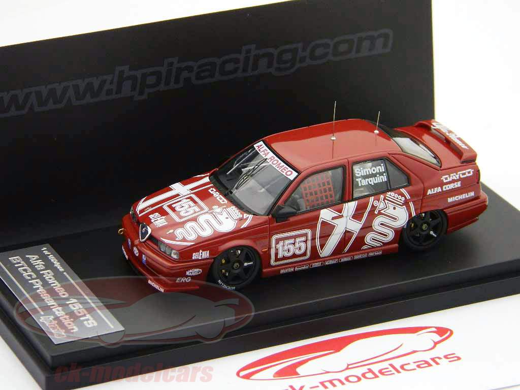 Alfa Romeo 155TS #155 BTCC Presentation Silverstone 1994 1:43 HPI