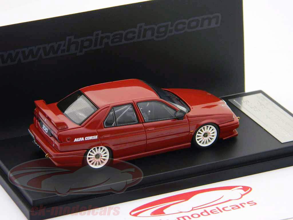 阿尔法罗密欧155TS银石赛道平原体版红/红1:43 HPI