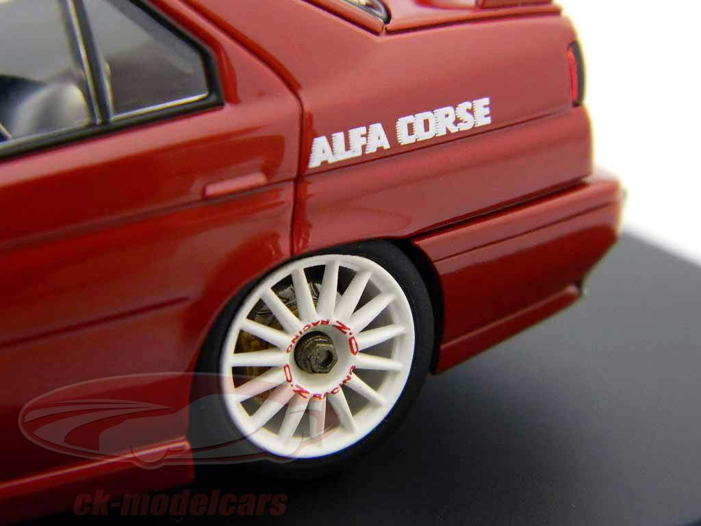 阿尔法罗密欧155TS银石赛道平原体版红/红1:43 HPI