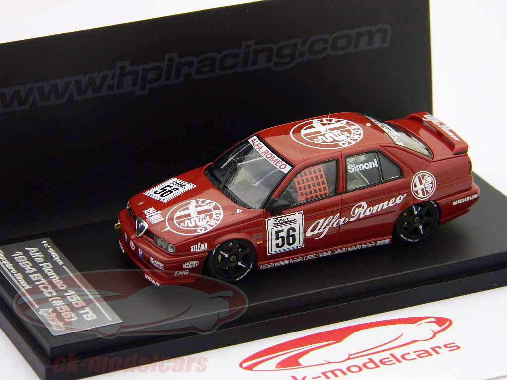 阿尔法罗密欧155TS＃56 BTCC银石赛道1994 1:43 HPI