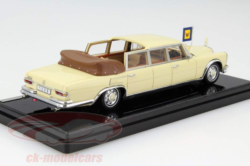 Mercedes-Benz 600 Pullman ミニカー1/43 True Scale 1:43 Mercedes-Benz 600 Pullman Landaulet - Pope