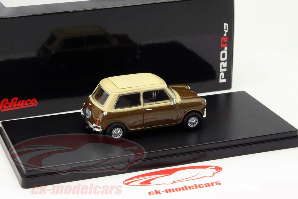 Mini Cooper S Steve McQueen marrom / bege 1:43 Schuco