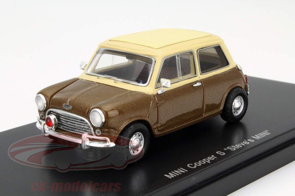 Mini Cooper S Steve McQueen marrom / bege 1:43 Schuco