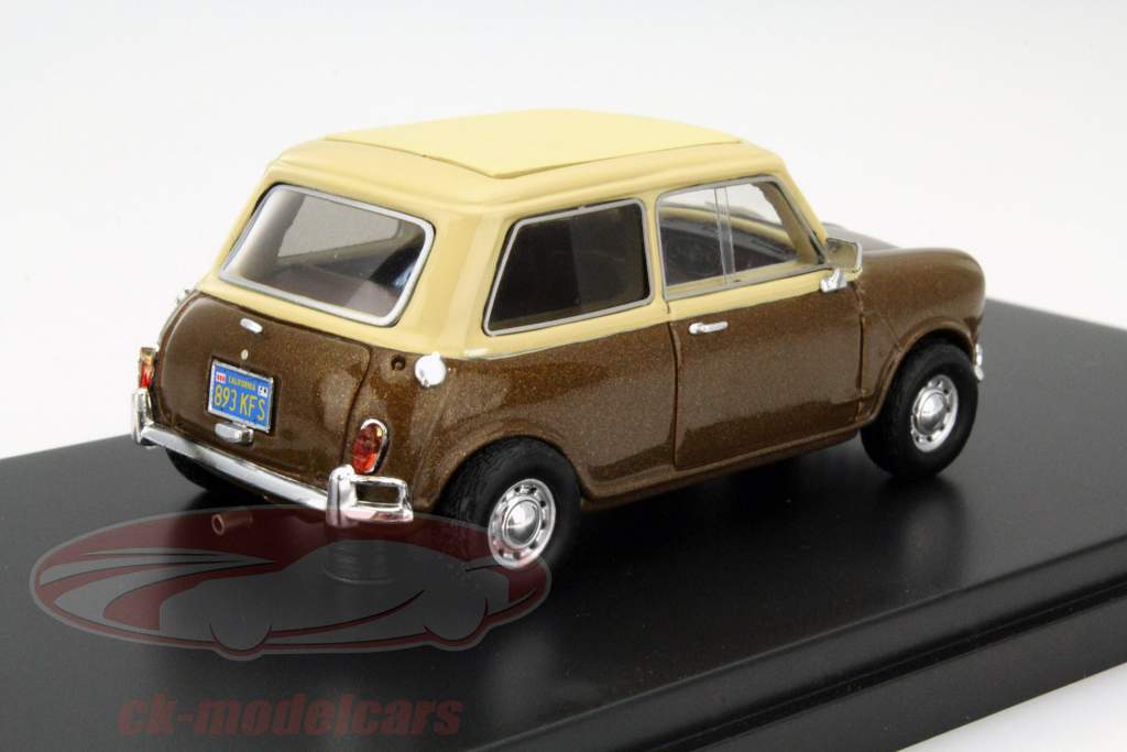 Mini Cooper S Steve McQueen marrom / bege 1:43 Schuco