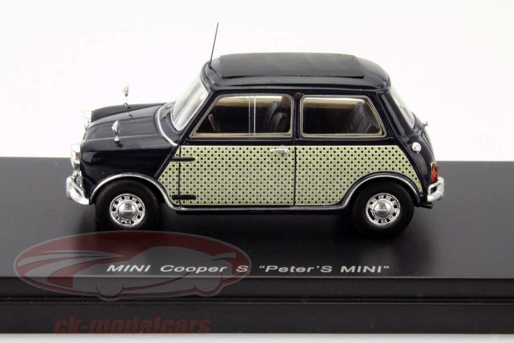 Mini Cooper S Peter Sellers azul / beige 1:43 Schuco