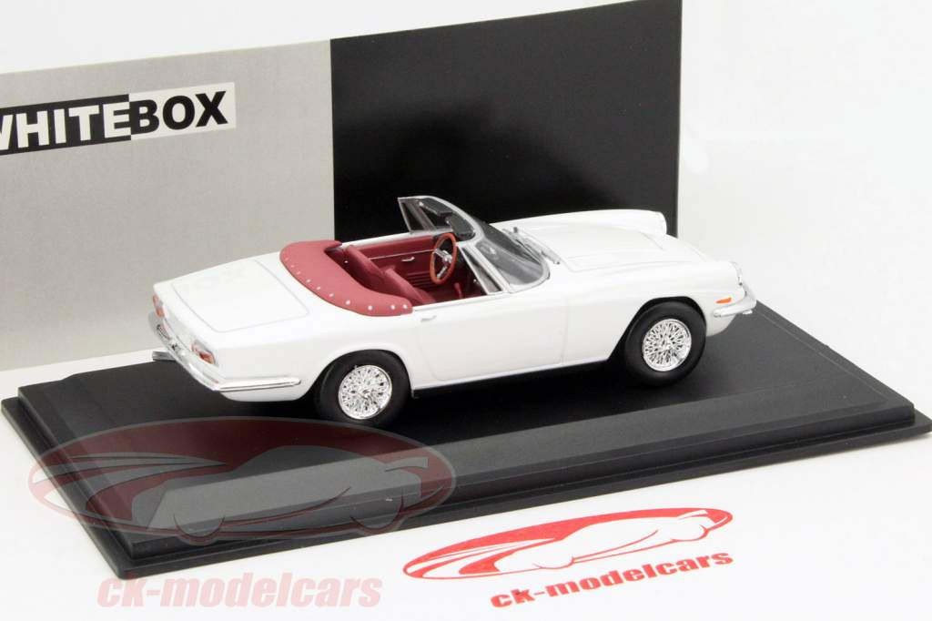 Maserati Mistral Spyder white 1:43 WhiteBox