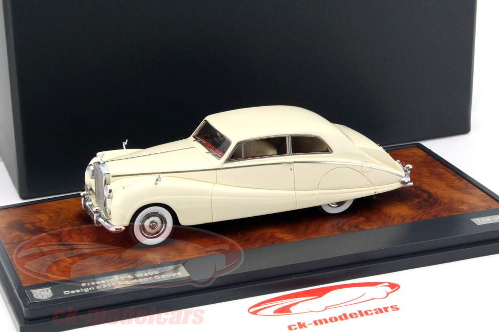 Rolls Royce Silver Cloud Freestone & Webb Coupe År 1961 polish 1:43 Matrix