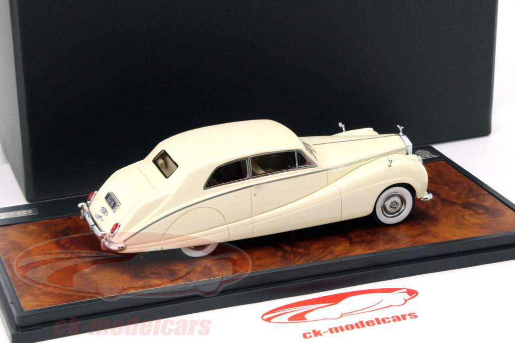 劳斯莱斯银云~ Freestone & Webb 跑车1961年 奶油色 1:43 Matrix