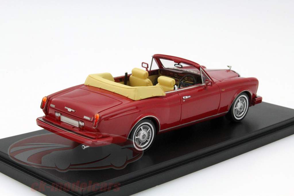 Bentley Continental DHC År 1985 rød 1:43 Neo