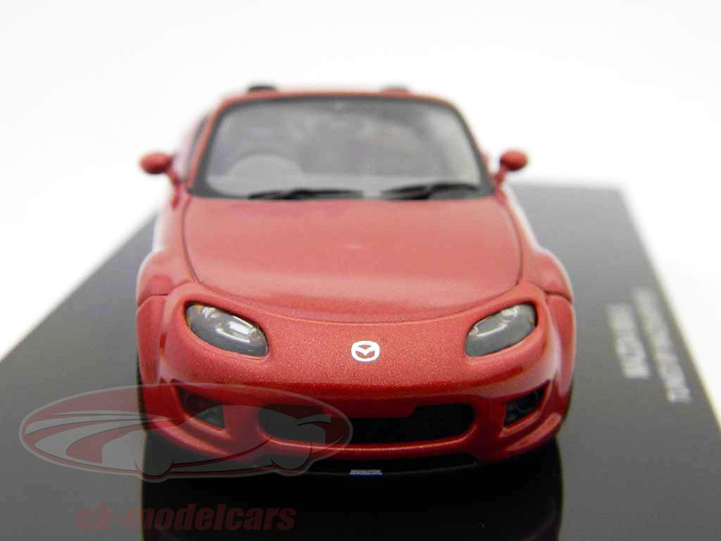 Mazda MX-5 Cabriolet Tuned Version rot / red metallic 1:43 AutoArt