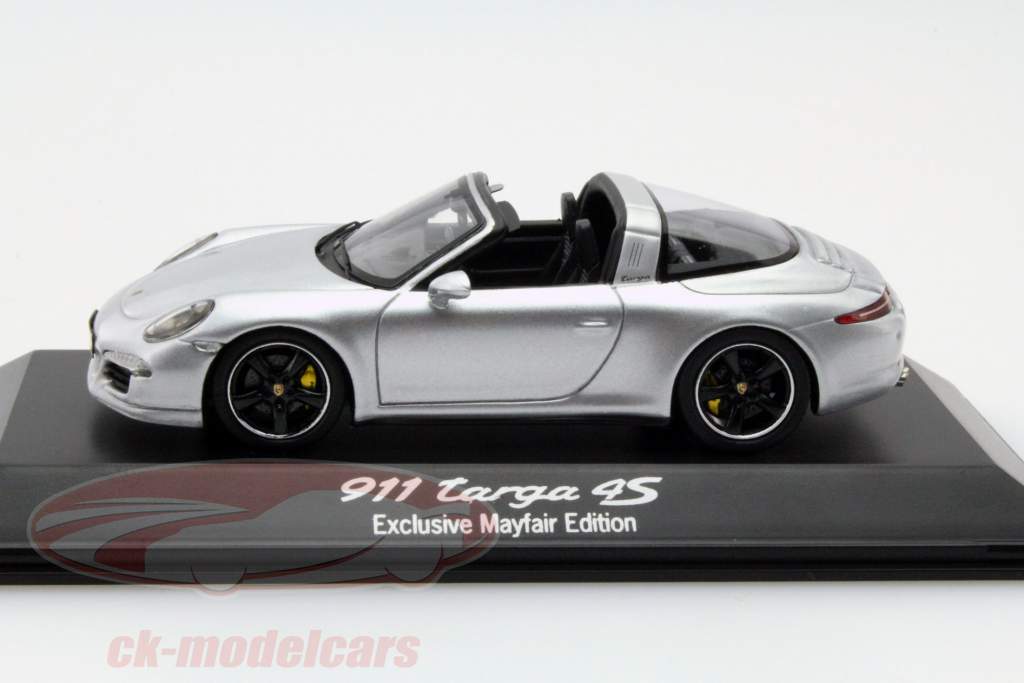 Porsche 911 Targa 4S silber 1:43 Spark
