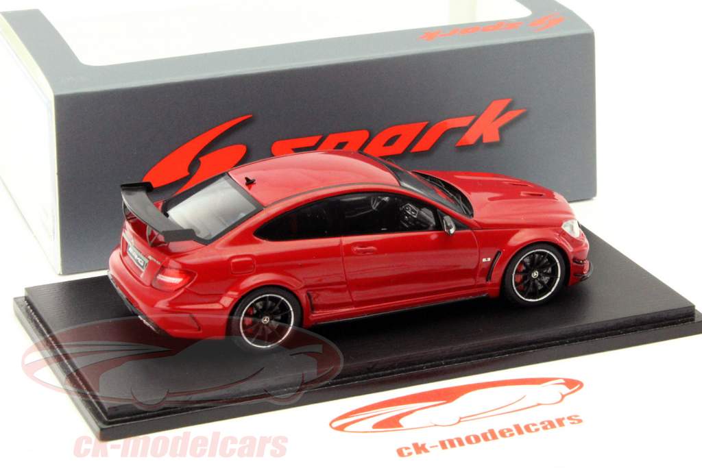 梅赛德斯 - 奔驰 C 63 AMG 2014年 红色 1:43 Spark
