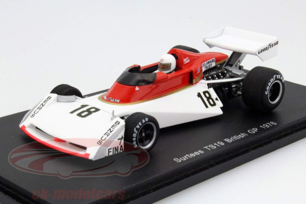 Spark 1:43 Brett Lunger Surtees TS19 #18 Great Britain GP