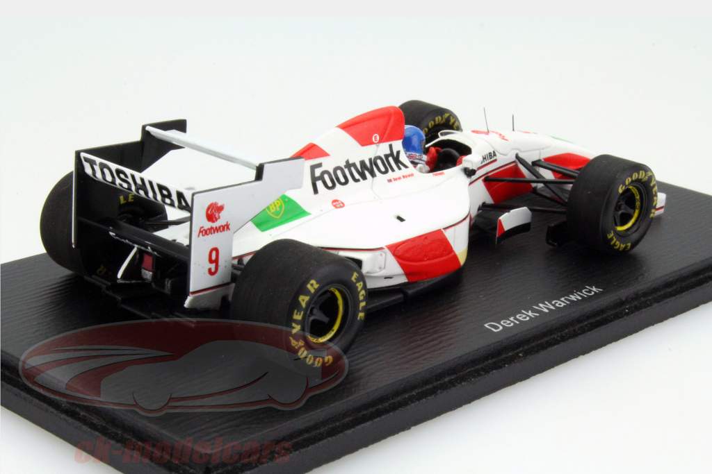 スパーク1/43 Footwork FA14 Spark 1:43 Derek Warwick Footwork FA14 #9 Australia GP