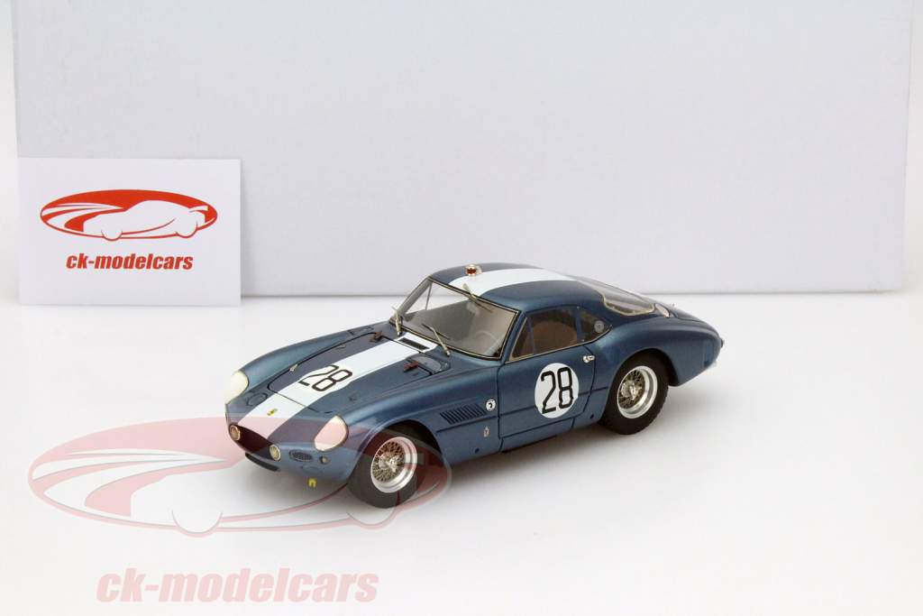 Ferrari 250 GT Sperimentale #28 Год 1961-62 синий / белый 1:24 Technomodel