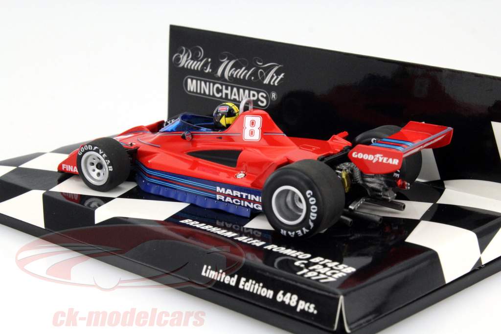Carlos Pace Brabham BT45B #8 Formule 1 1977 1:43 Minichamps