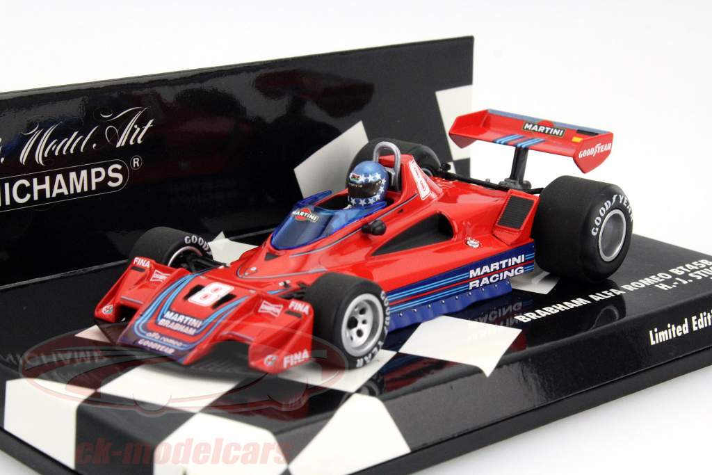 Hans-Joachim Stuck Brabham BT45B #8 Fórmula 1 1977 1:43 Minichamps