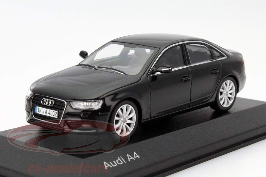 Audi A4 MY 12 phantom black / black phantom 1:43 Minichamps