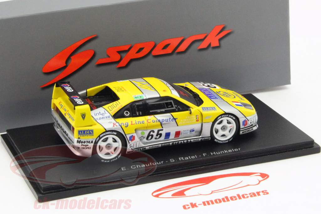 Venturi 400GTR #65 24h LeMans 1994 Ratel, Hunkeler, Chaufour 1:43 Spark
