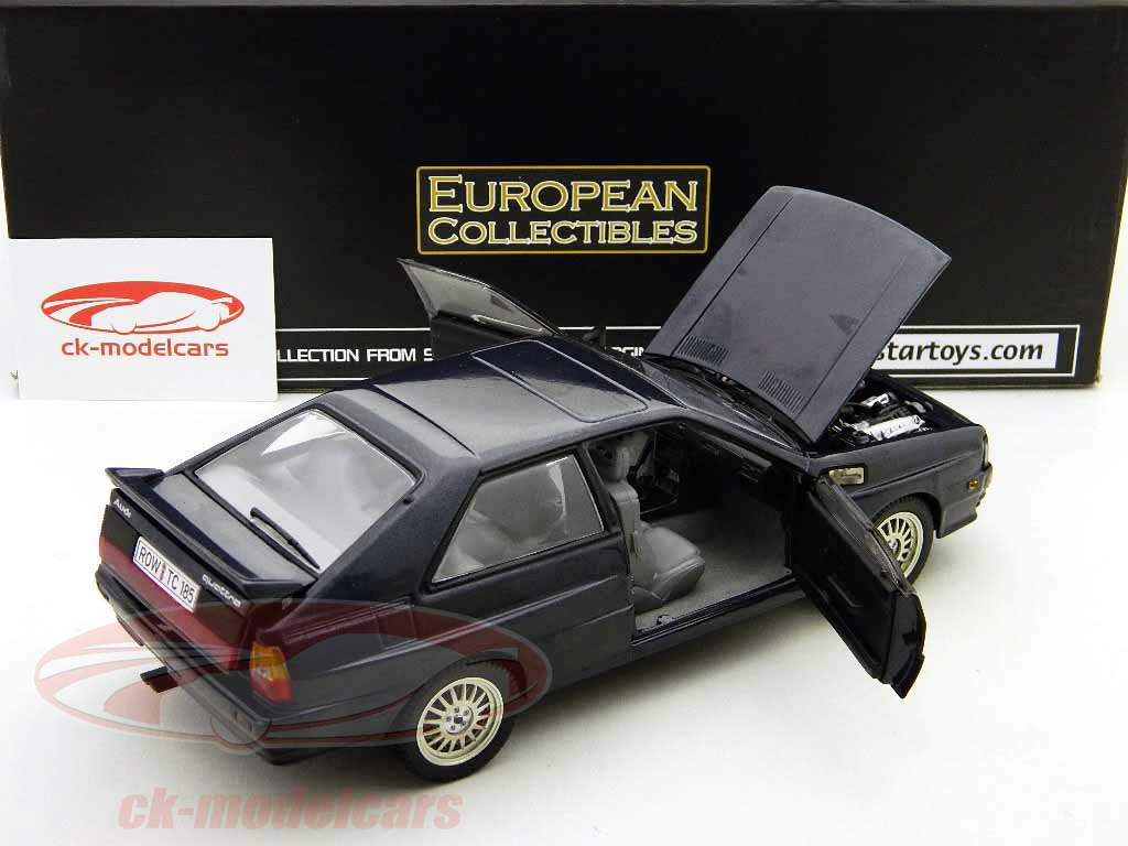 アウディクワトロクーペ年1981ダークブルー/ダークブルーメタリック1時18分サンスター