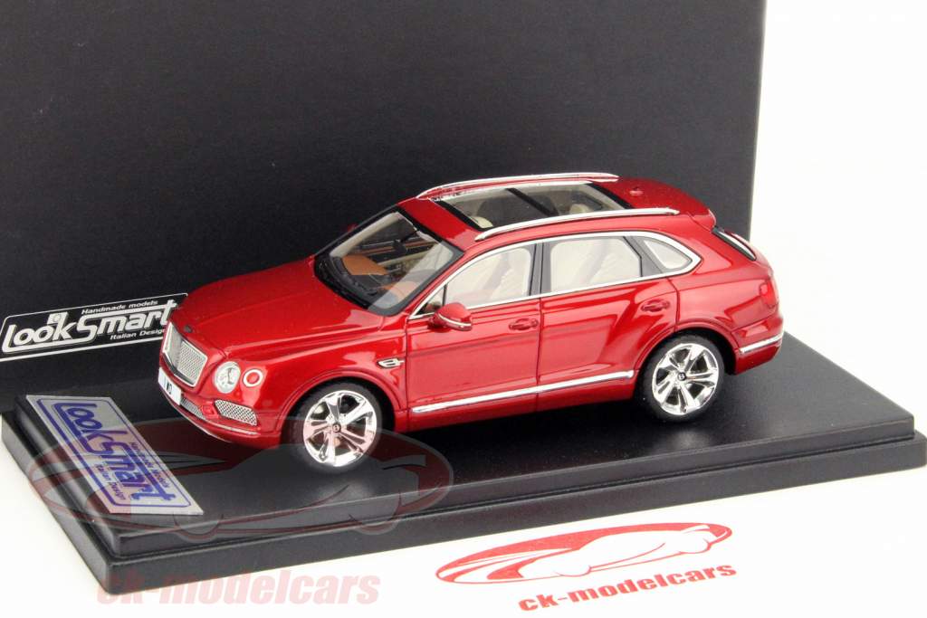 Bentley Bentayga Jaar 2015 rood 1:43 LookSmart
