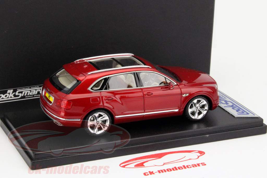 Bentley Bentayga Jaar 2015 rood 1:43 LookSmart