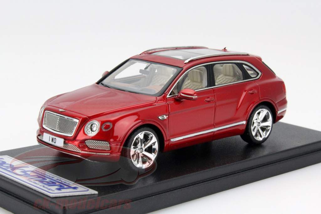 Bentley Bentayga Jaar 2015 rood 1:43 LookSmart