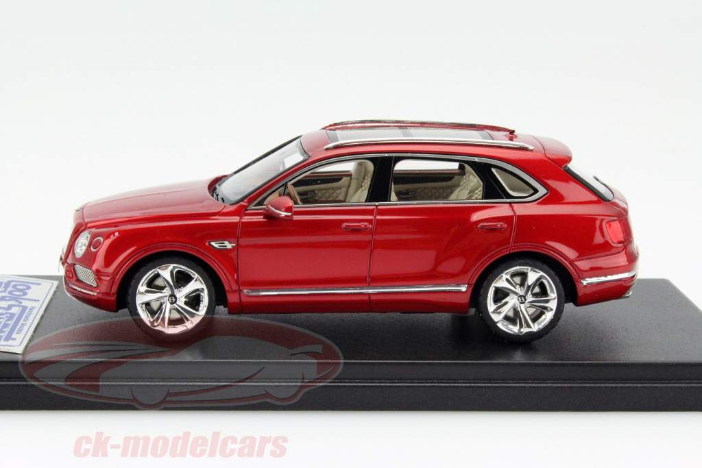 Bentley Bentayga Jaar 2015 rood 1:43 LookSmart