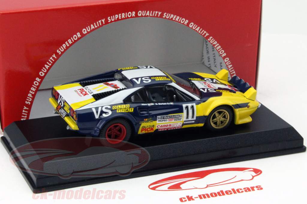 Ferrari 308 GTB #11 Rally Isola d'Elba 1980 Nico, Barban 1:43 Model Best