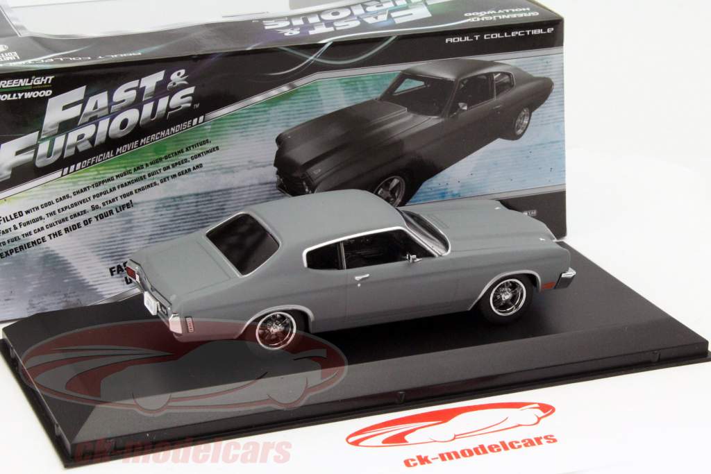 Dom's Chevrolet Chevelle SS Film Fast and Furious IV 2009 grau 1:43 Greenlight