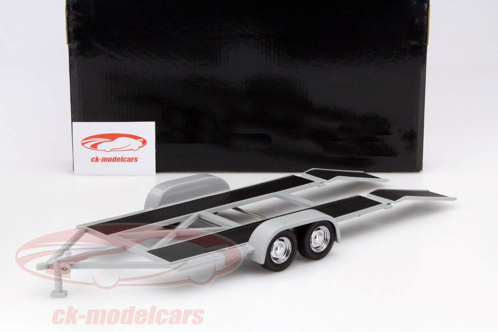 Autoanhänger grau 1:18 GMP