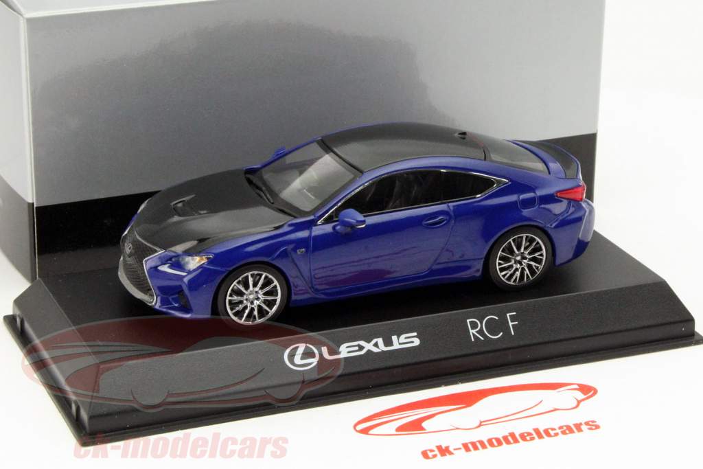 Lexus RC F イヤー 2014 ブルー / 黒 1:43 Kyosho