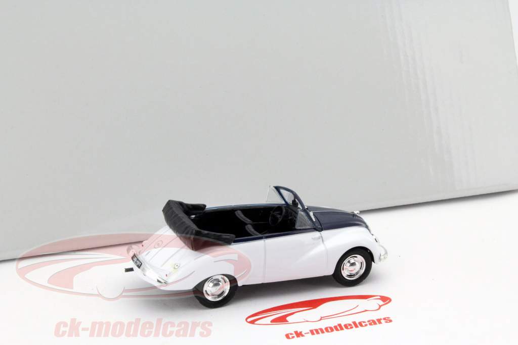 德国依法(IFA) F9 敞篷 白/蓝色 1:43 Altaya