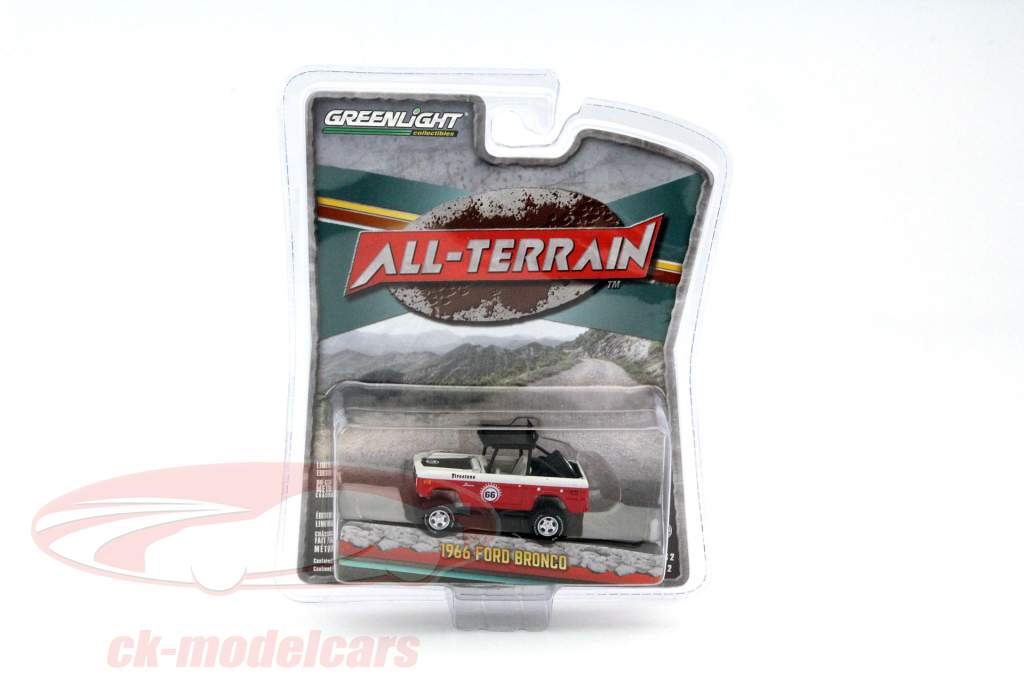 Ford Bronco Anno 1966 rosso / bianco 1:64 Greenlight