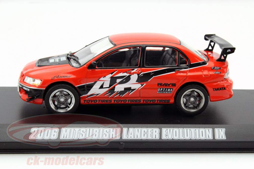 Sean's Mitsubishi Lancer Evolution IX Fast and Furious Tokyo Drift 2006 1:43 Greenlight