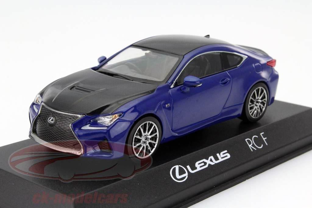Lexus RC F イヤー 2014 ブルー / 黒 1:43 Kyosho