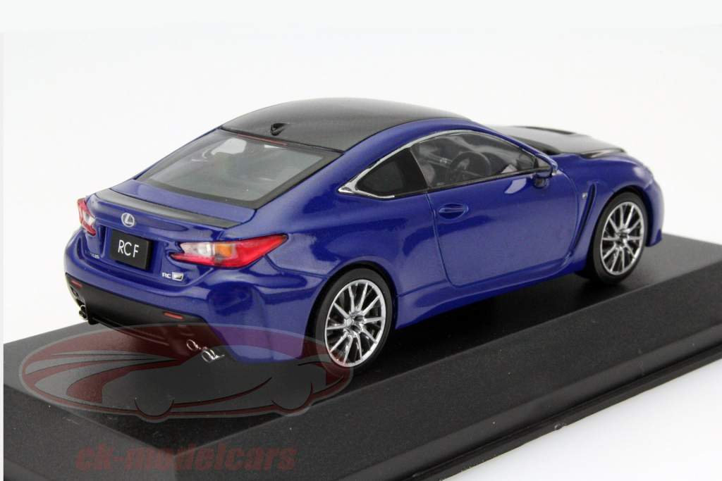 Lexus RC F イヤー 2014 ブルー / 黒 1:43 Kyosho