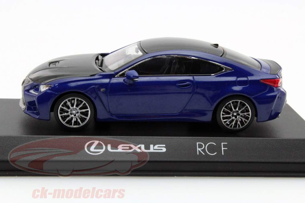 Lexus RC F イヤー 2014 ブルー / 黒 1:43 Kyosho