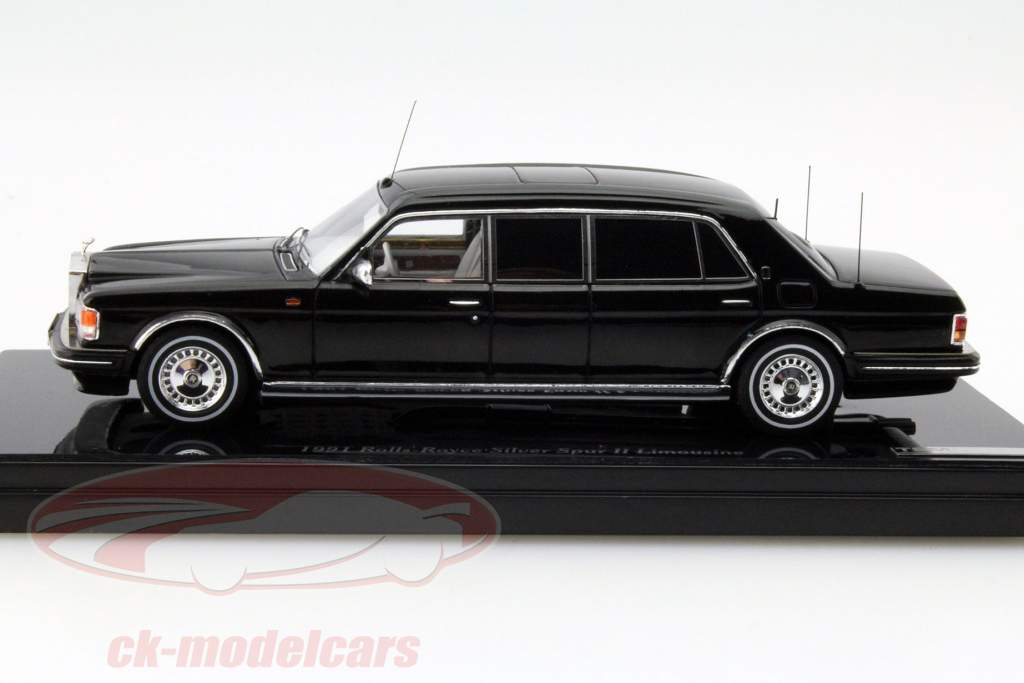 Rolls-Royce Silver Spur II Limousine イヤー 1991 黒 1:43 TrueScale
