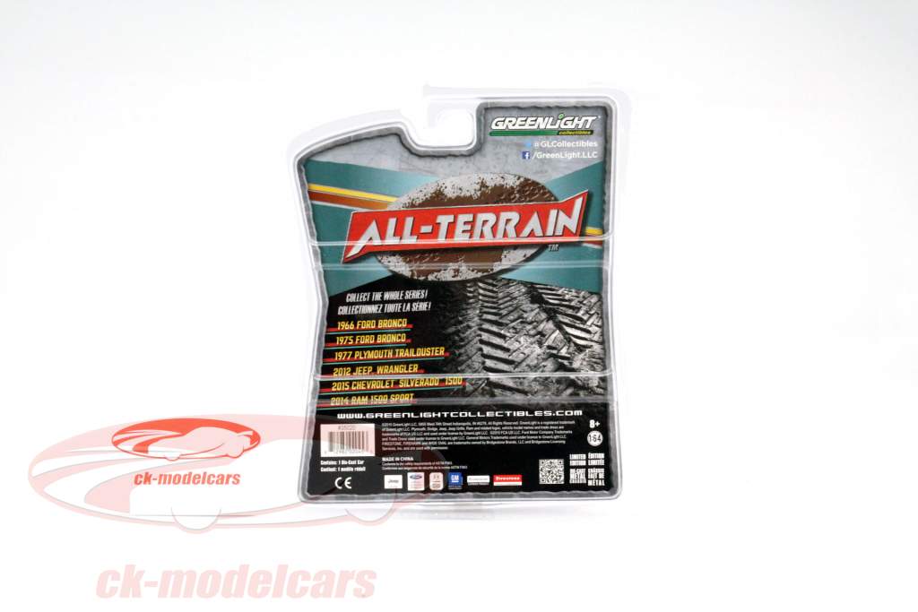 Ford Bronco 新年 1966 红 / 白 / 绿 1:64 Greenlight