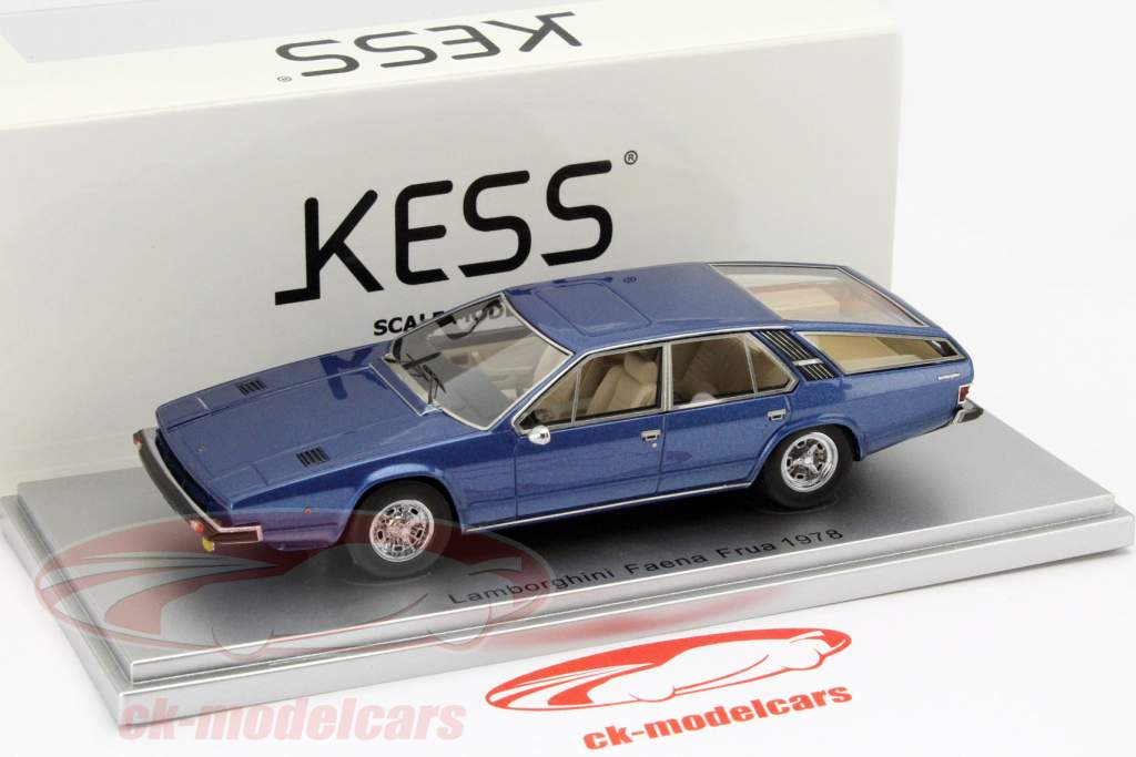Lamborghini Faena Frua 新年 1978 蓝色 1:43 KESS