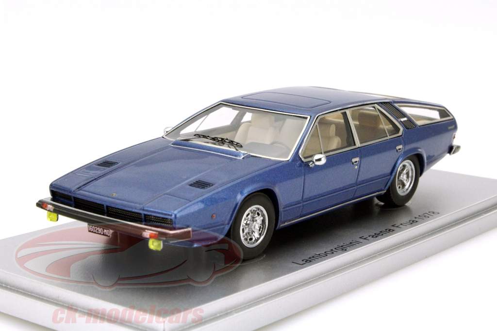 Lamborghini Faena Frua 新年 1978 蓝色 1:43 KESS
