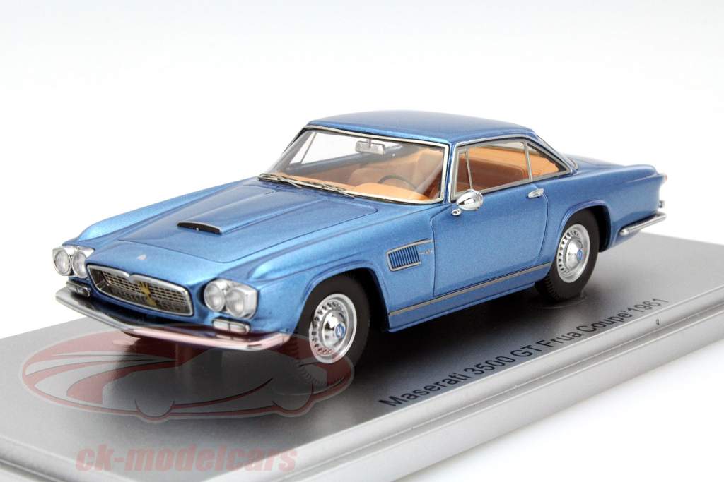 Maserati 3500 GT Frua Coupe イヤー 1961 ブルー 1:43 KESS