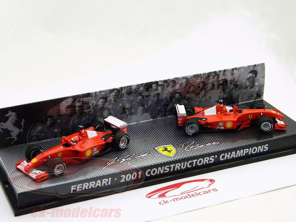 冠军法拉利构造式（1）2001年1:43的Hotwheels