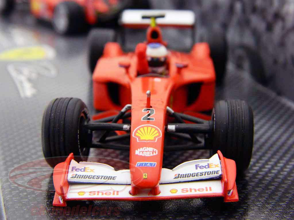 Ferrari Constructors Kampioenen opgenomen formule 1 2001 1:43 HotWheels