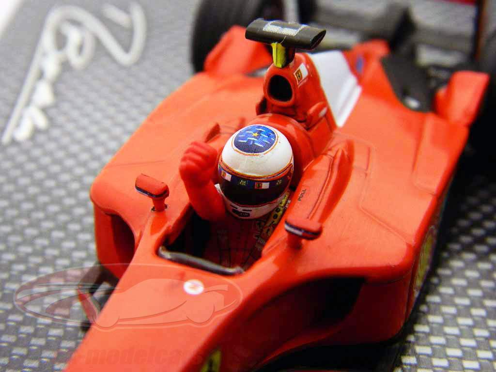 Constructores Ferrari campeones conjunto fórmula 1 2001 1:43 Hotwheels